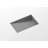 Badeloft 25.2" x 16.1" Stone Resin Undermount Ramp Bathroom Sink UB-04-RL-GGRY in Glossy Gray-71991643
