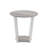 Elysian Contemporary Round End Table With Shelf-1593794010