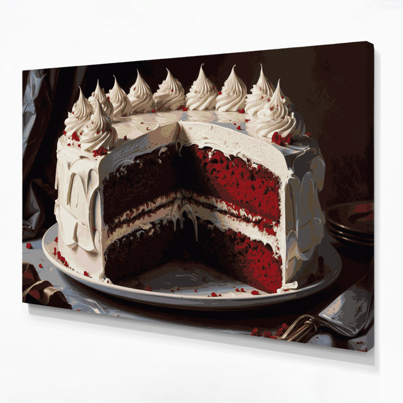 Art mural sur toile, Desserts, H 16 po x l 20 po