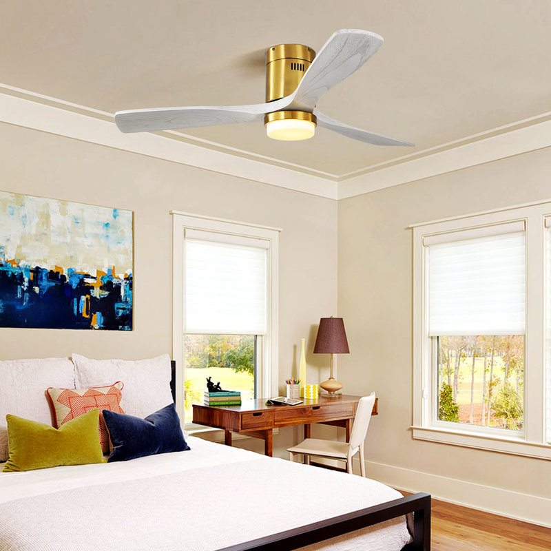 Ceiling Fan with Light ，Ceiling Fan ，Bladeless Ceiling Fan， Small Ceiling Fan ，Bedroom Ceiling Fan, Gold