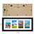Arguster 8x20 Wood Collage Picture Frame with 4 Opening 4x6 Photos