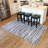 Allusive Boundaries Flat Weave Indoor Area Rug in Midnight - 7' 6" x 10'-514894372