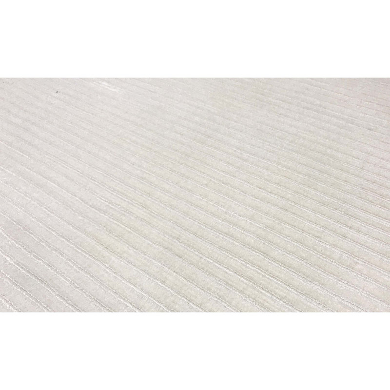 Tapis blanc de haute qualité noué à la main