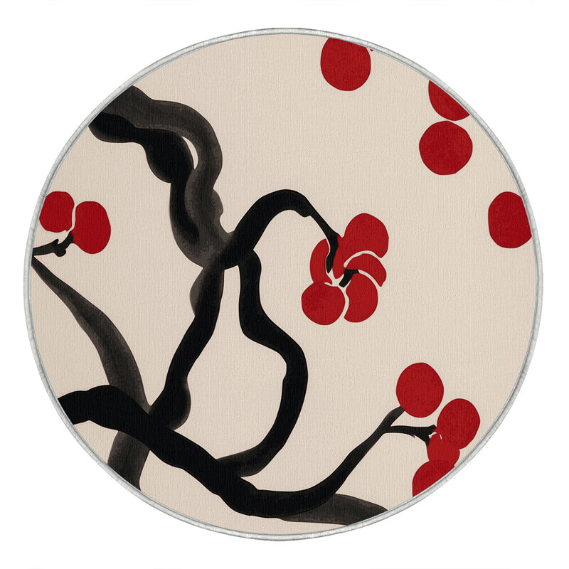 Wisteria Waves Rug, Round 8'