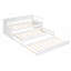 Lit de jour simple TG en bois avec 2 lits gigognes, 3 casiers de rangement, 1 lumière gratuite et conception de chargement USB-1080834843