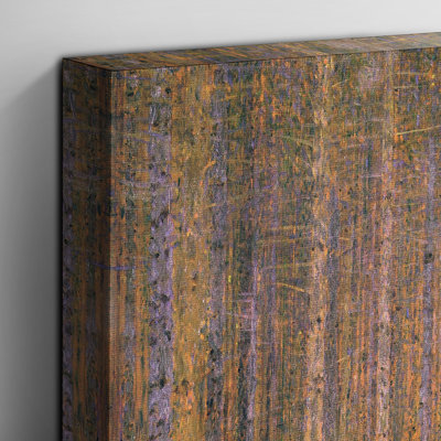 Fir Tree Forest Tannenwald II by Gustav Klimt - Wrapped Canvas