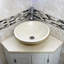 Anila 550 mm Freestanding Single Vanity with Vessel Stone Basin