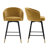  26" Swivel Upholstered Counter & Bar Stool with Metal Frame-88757677