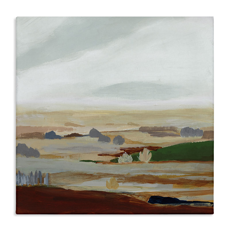 Art mural sur toile «Desert Layers» de novembre, design par Pamela Munger, H 24 po x l 24 po