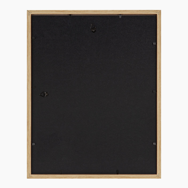 Emani Picture Frame - Set of 10 with Mat, White/Natural