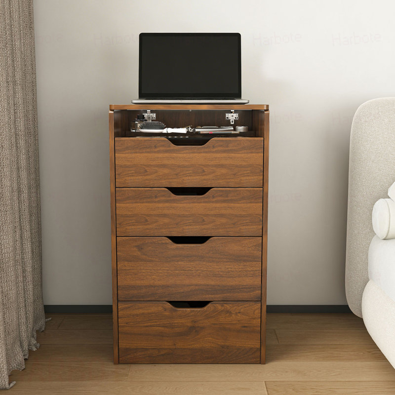 Meuble-lavabo 3 en 1 avec miroir éclairé et tabouret, coiffeuse à plateau rabattable, rangement compact pour la chambre à coucher, la salle de bain et le vestiaire