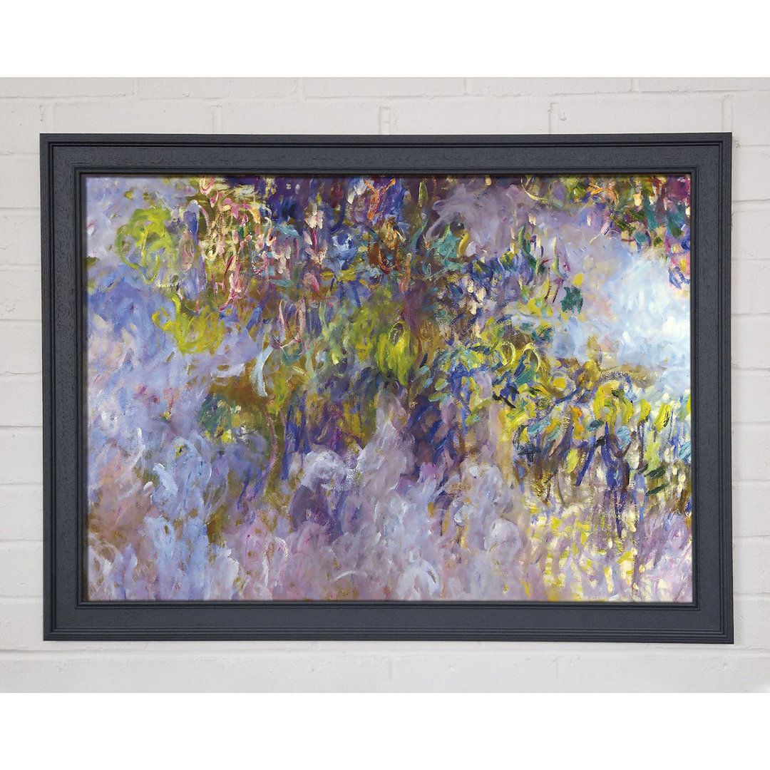 Gerahmtes Wandbild Wisteria 1 von Monet