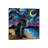Black German Shepherd Night by Aja Trier - Wrapped Canvas Painting-1855592575