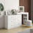 Vanity Desk With Mirror, Lights, And Abundant Storage, Convertible Design For Versatile Use In Modern Bedrooms-455867955