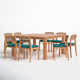Yasira Square 8 - Person Outdoor Dining Set with Cushions