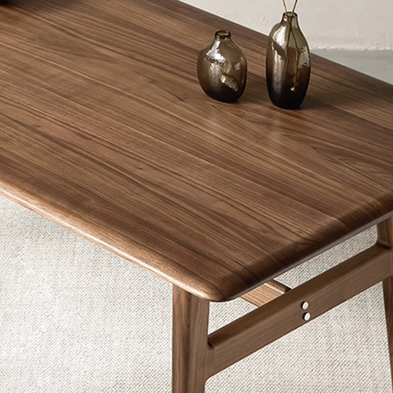 Table en bois de noyer durable de haute qualité, H 29,92 po x L 86,61 po x l 35,43 po
