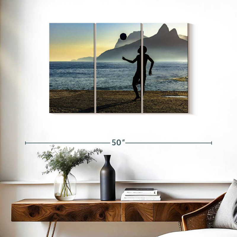Sireci Beach Soccer, 24" H x 38" W