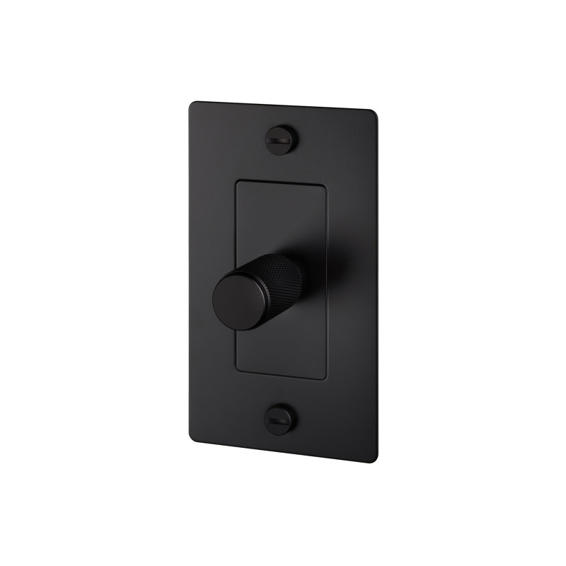 1G Dimmer / Non-Logo , Smoked Bronze, 1 Gang