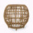 Bohemian Faux Rattan Weave Accent Table Indoor Outdoor-2092611002-2092610996