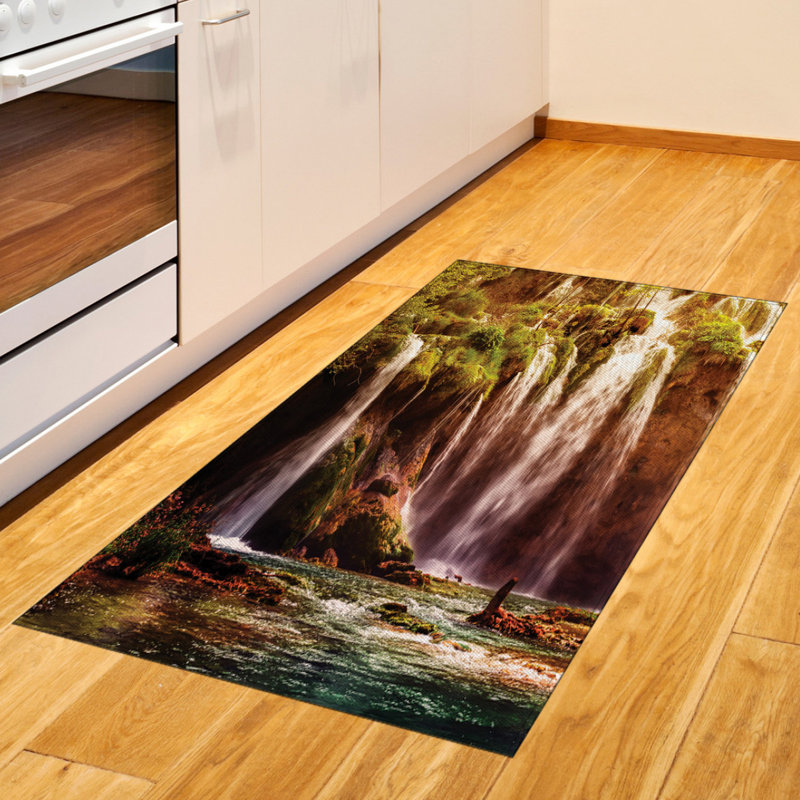 Nature High Density Long Fiber Poly Threads Decorative Area Rug Carpet, Rectangle 2'7" x 5'