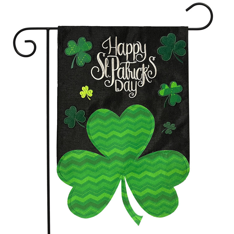 Drapeau de jardin Shamrock
