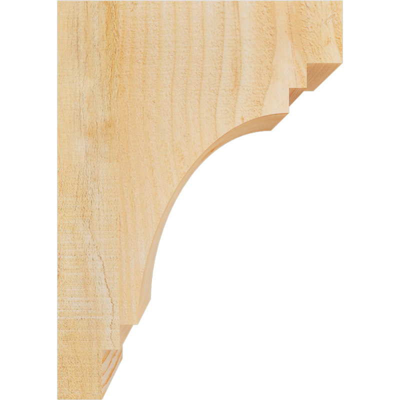 Corbeau Pescadero, H 14 po x l 4 po x P 10 po, Sapin de Douglas, Sciage brut
