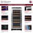 Allavino 15" Wide Reserva Series 30 Bottle Dual Zone Stainless Steel Left Hinge Wine Refrigerator-123016117-123016119