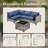 Emroy 6 - Person Reversible Modular Outdoor Conversation Set,Wicker Patio Seating Group with Lighted Coffee Table, All Weather Swivel Chair Set with Cushions-1029548067