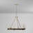 Lipton 6 - Light Steel Dimmable Wagon Wheel Chandelier