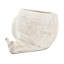 Jardinière sable et ciment avec finition beige texturée 9,5 po x 8,3 po x 6 po, convient aux arrangements de plantes grasses