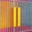 Armoire de rangement latérale pliante large, bacs de rangement pliables avec porte magnétique, armoire de rangement en plastique avec roues