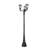 Talbot 1 Light Outdoor Post Mount Fixture in Black