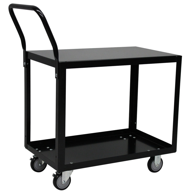 Chariot utilitaire de jauge 14 tablettes surélevée 2 tablettes, H 40 po x l 24 po x P 18 po