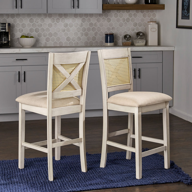 Pulukan 26.32'' Counter Stool, White