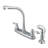 Victorian Centerset Double Handle Kitchen Faucet-29271953-29487993