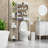 Pure White 8-Layer Toilet Storage Rack, With Side Shelf + Adjustable Shelf + Drain Basket, Independent Storage, Suitable For Multiple Scenarios.-2120458203