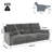  Power Reclining Sofa with USB Ports and Enhanced Comfort for Living Room Relaxation-306302048