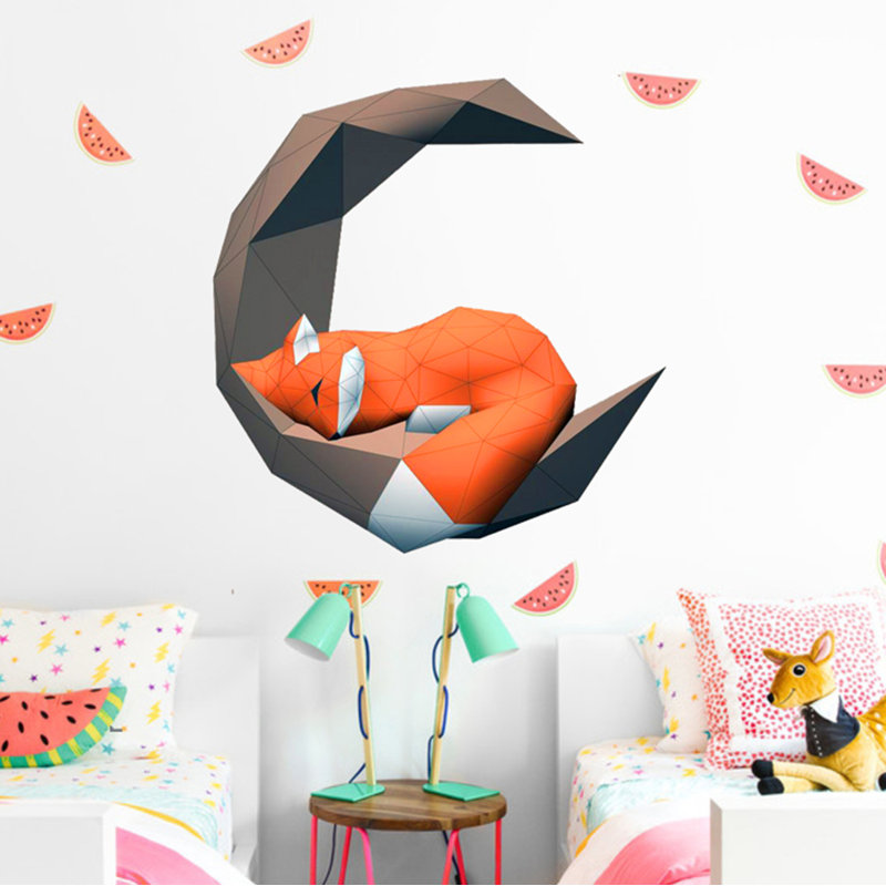 Animals Wall Decal, 22" H x 22" W