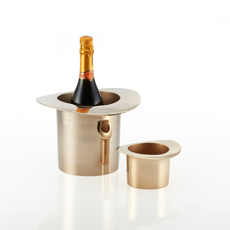 Seau à champagne de haut chapeau, Or