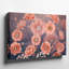 Toile, composition douce et rêveuse mettant en vedette un ensemble de fleurs dans un art mural avec des nuances de pêche et de corail avec de grands coquelicots ouverts avec toile murale-1112869260