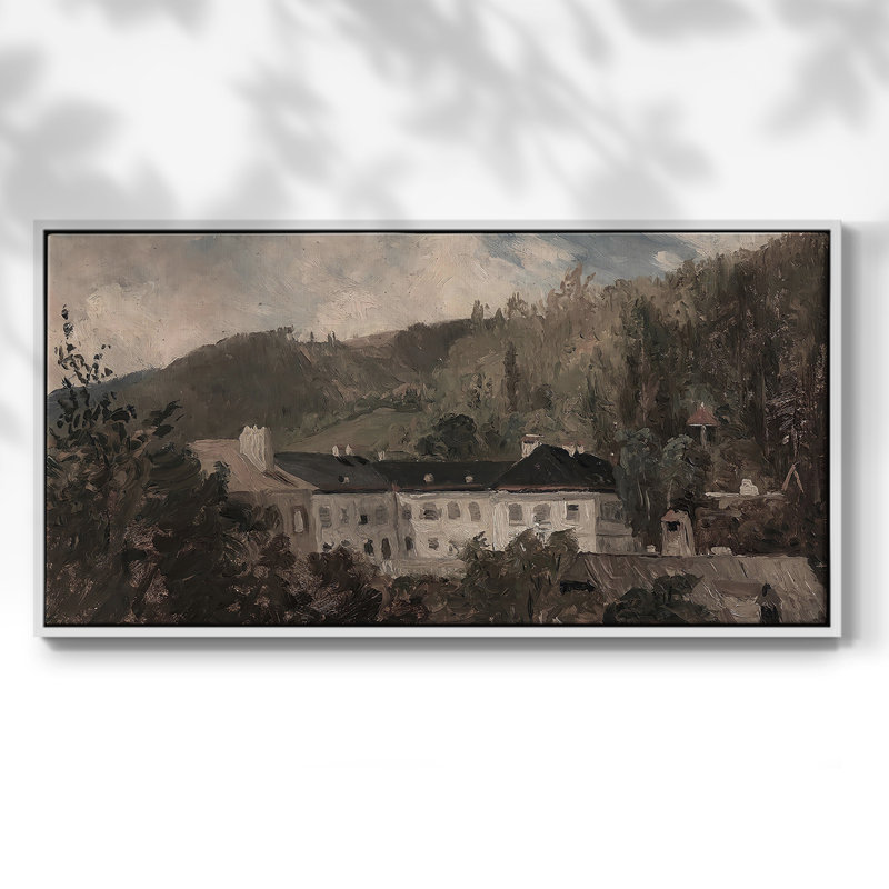 Série paysage - CMLX-III - Toile tendue avec châssis encadré - Prêt à être accroché, H 17 po x l 33 po