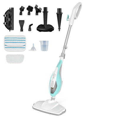Detachable MultiPurpose Steam Cleaner,14 Accessories for Hardwood Floors,Tiles,Carpet,Whole Home Use