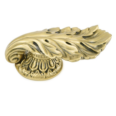 LOUIS XV KNOB WITH SMALL BACK PLATE