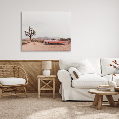 " Vintage Car In Desert Scenery " by Sisi And Seb