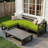 Outdoor 4'' Non-Slip Patio Chair Cushion Cover With Portable Carry Handle.-1815484458-1815484502-1815484501