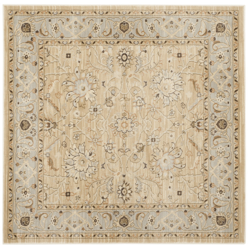 Lavelle Performance Oriental Rug, Square 5'