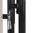 vidaXL Black Single Door Fence Gate 39.4x49.2"-90705548