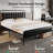 Bed Frame Leather Upholstered Headboard-987541586