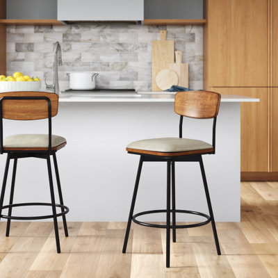 Tabouret de comptoir pivotant 27 po Avriel