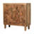 Solid Wood Marbella Cabinet,Brown,2-Drawers